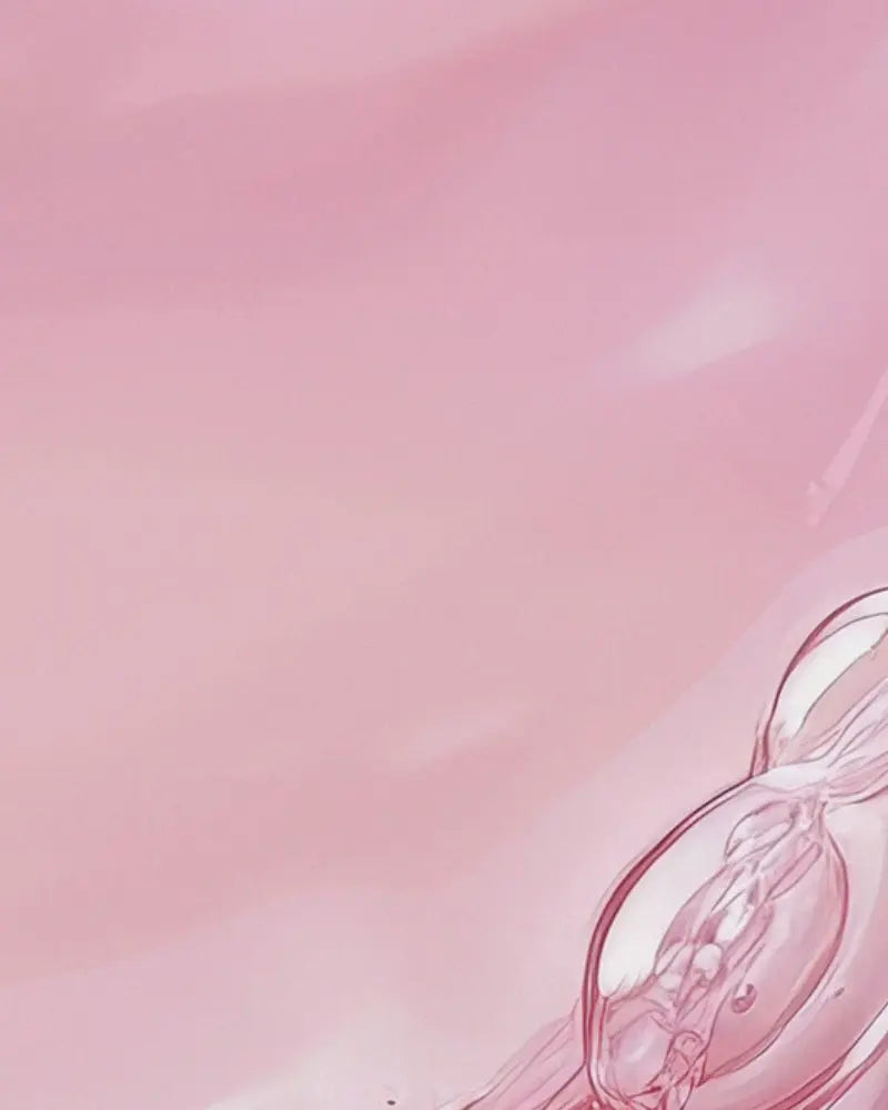 close up shot of pink product swatch
