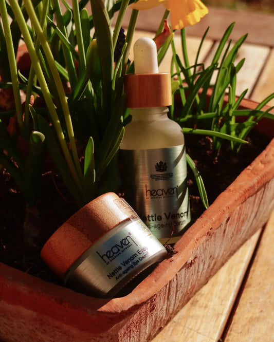 heaven skincare vegan collection luxury British skincare