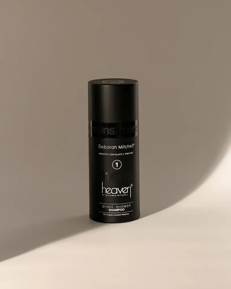Men’s 3 in 1 shave shower shampoo by Heaven Skincare for daily grooming