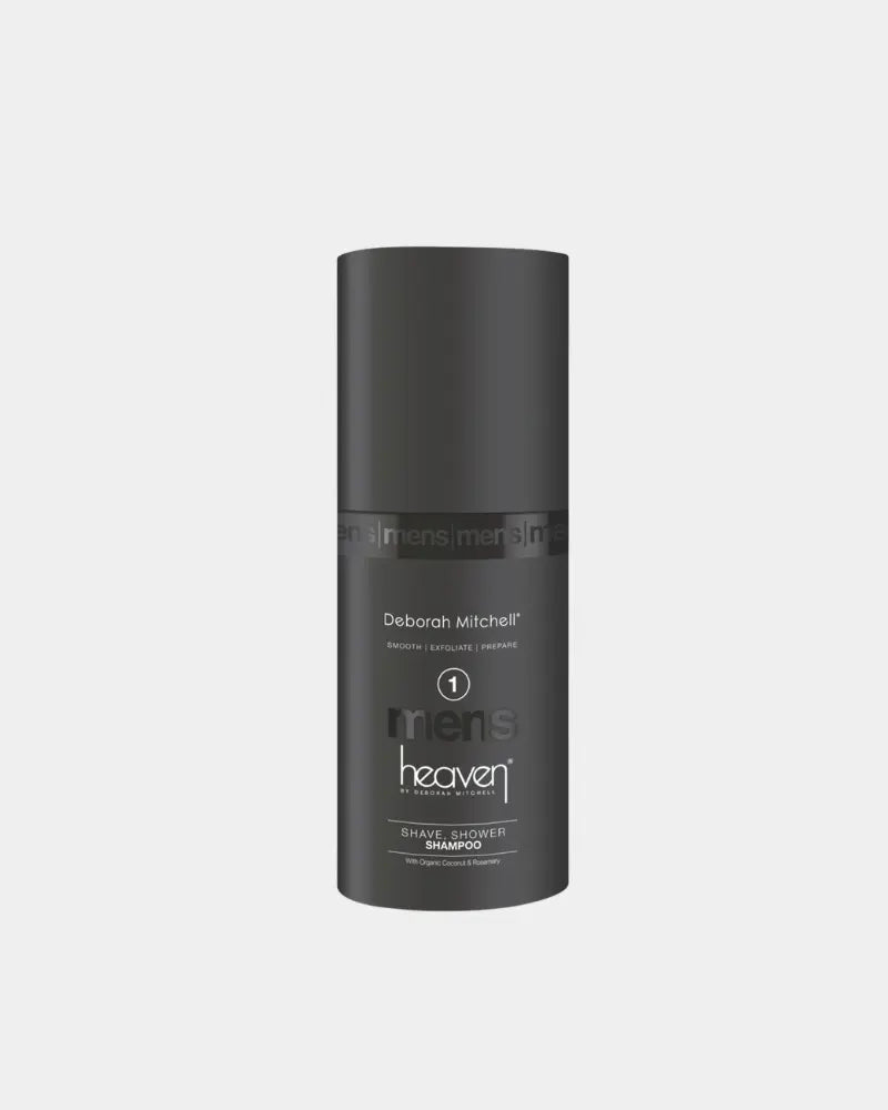 Heaven Men’s shave shower shampoo 3 in 1 grooming product for cleansing and shaving