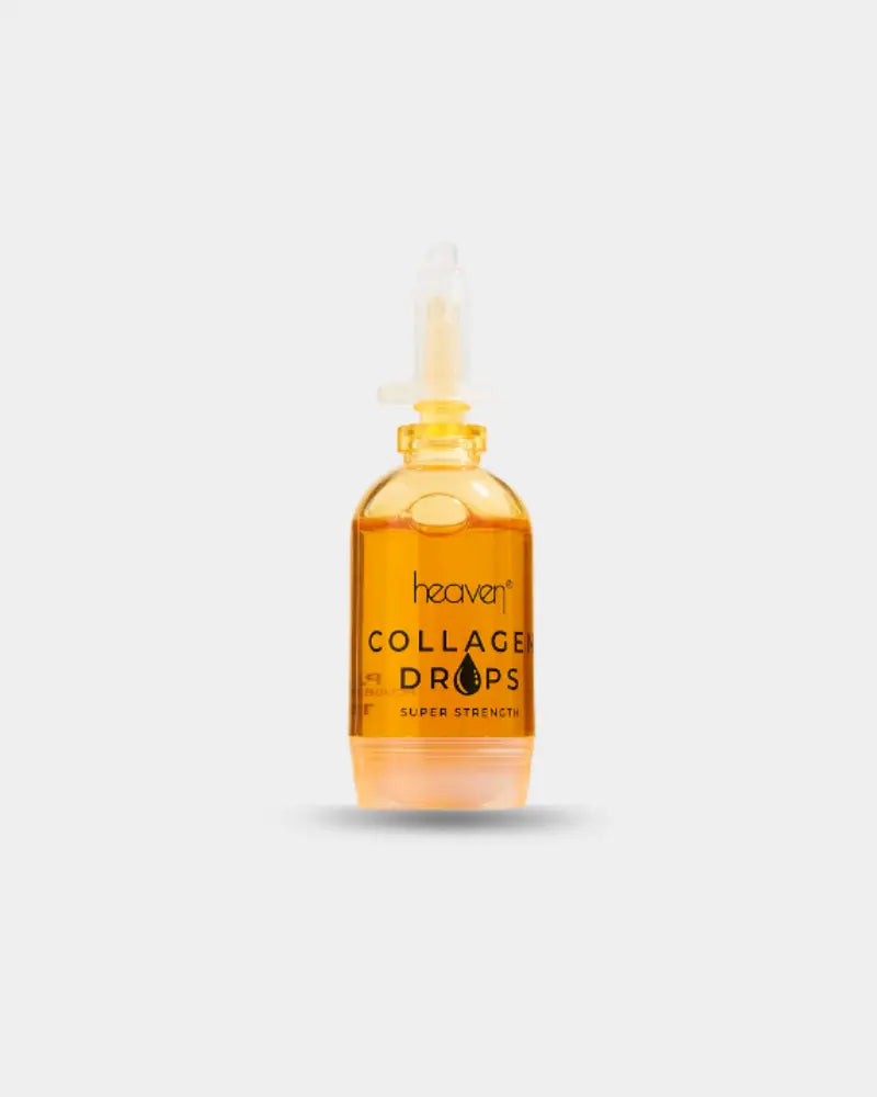 Luxury liquid collagen drops by Heaven Skincare for radiant, youthful looking skin