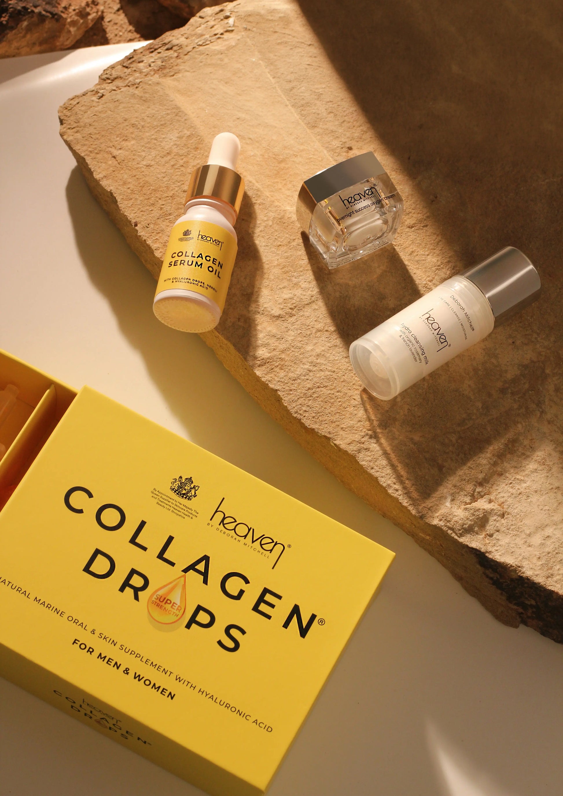 Heaven Skincare Collagen Drops liquid supplement for glowing skin and hydration