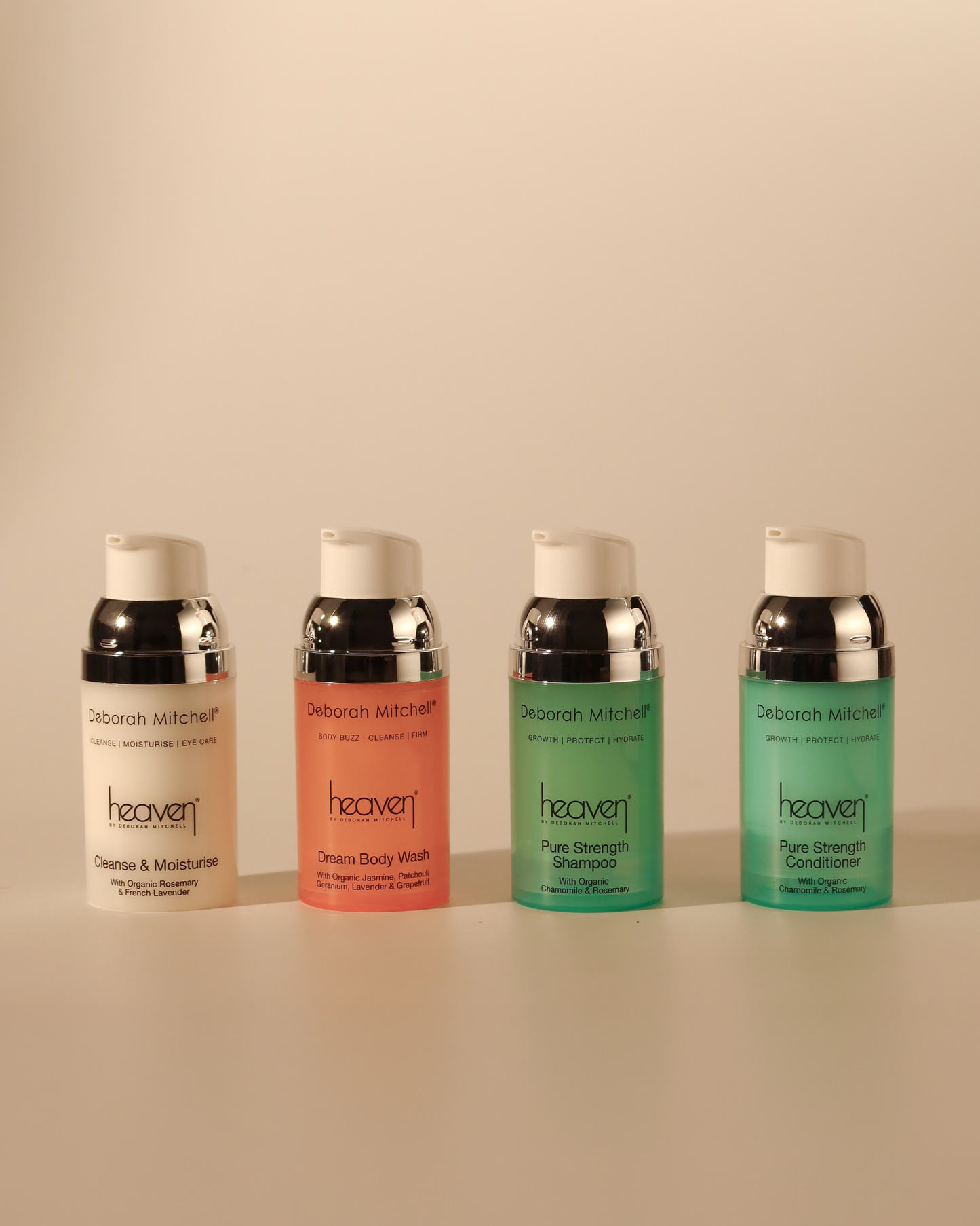 Luxury mini travel skincare set by Heaven Skincare for radiant skin wherever you go
