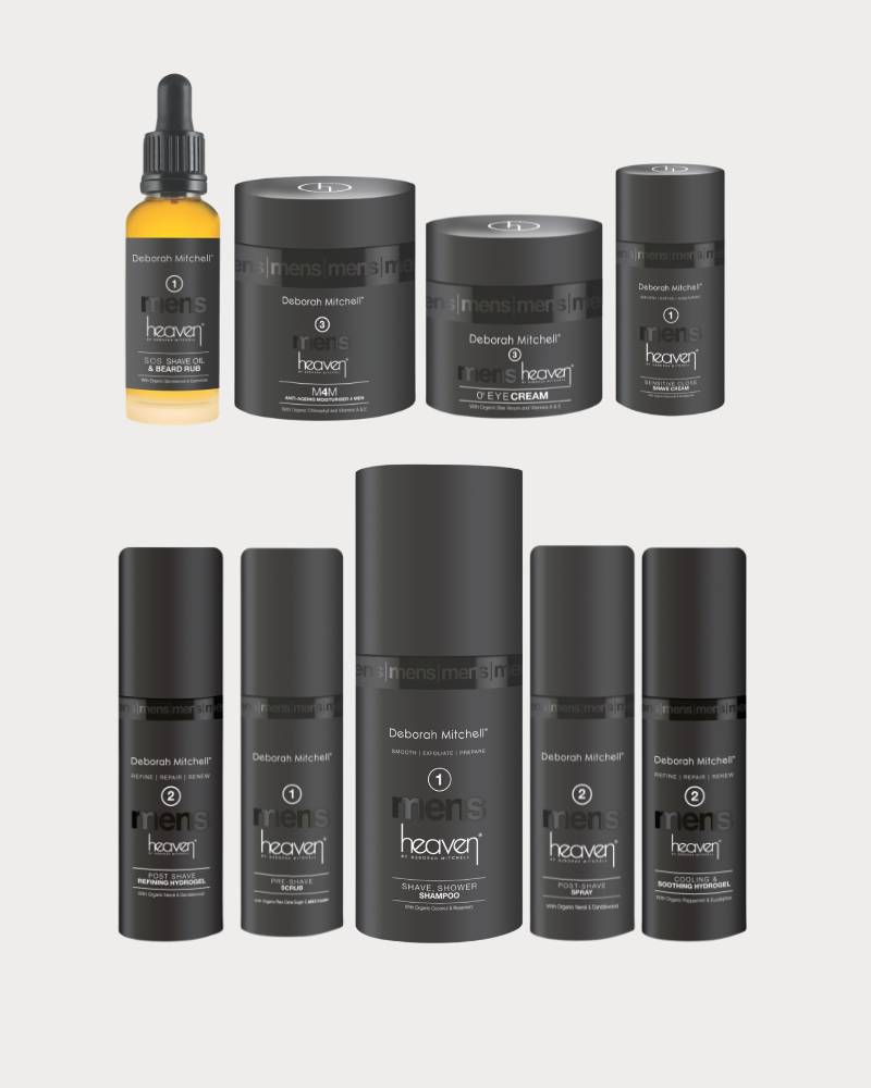 Men’s skincare and grooming wash for shaving and shower routine by Heaven
