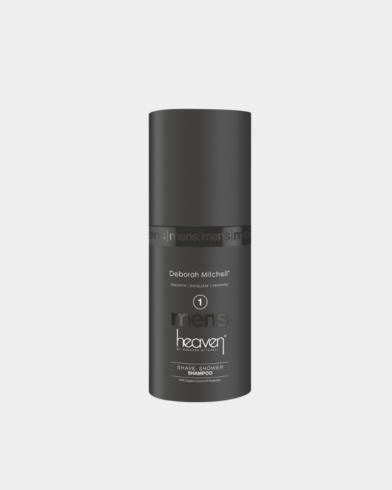 Heaven Men’s shave shower shampoo 3 in 1 grooming product for cleansing and shaving